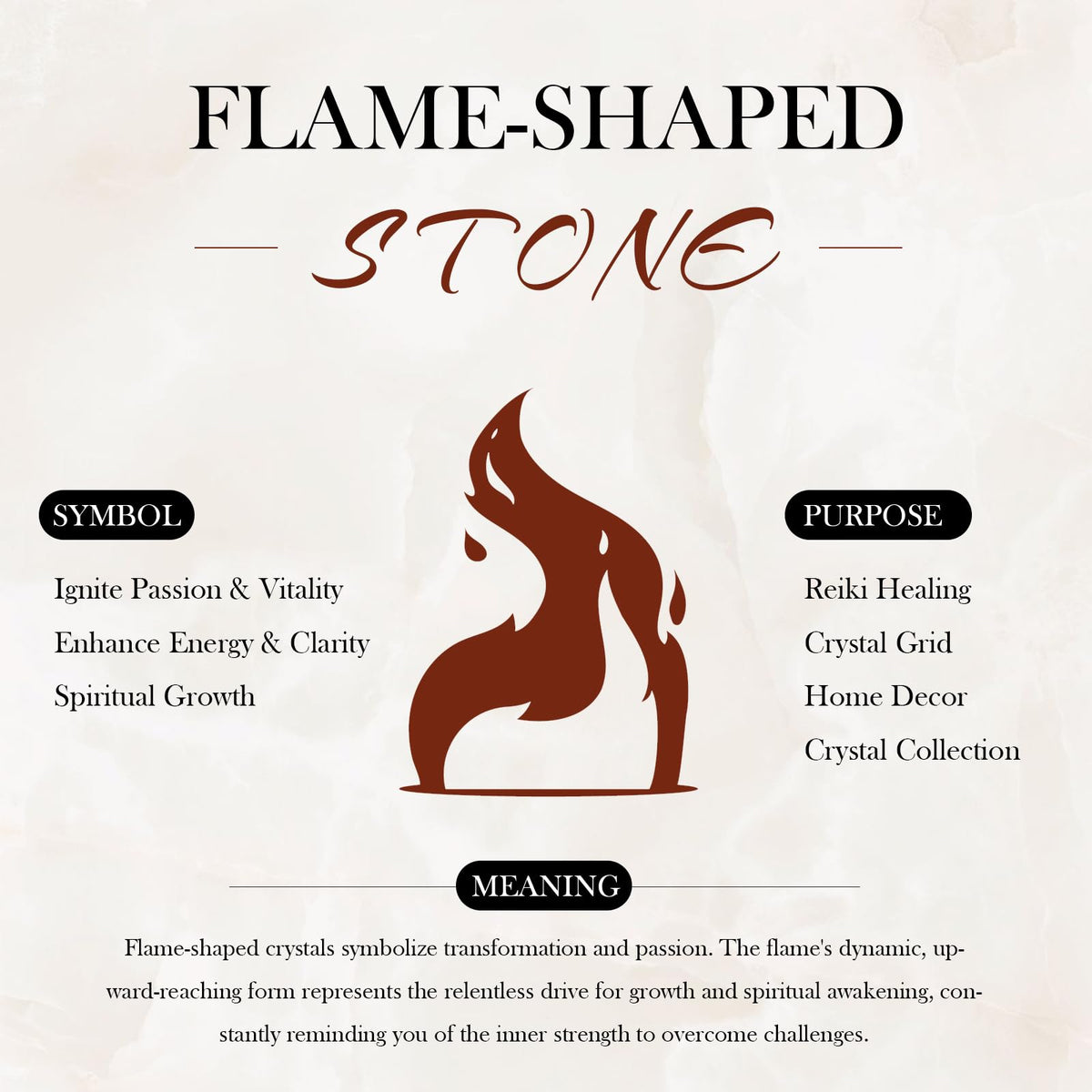 TUMBEELLUWA Sphalerite Geode Cluster Crystal Obelisk Tower for Shelf Desk Decor, Flame Shaped Crystals and Healing Stones Diffusers for Essential Oils, 0.22-0.44 LBS