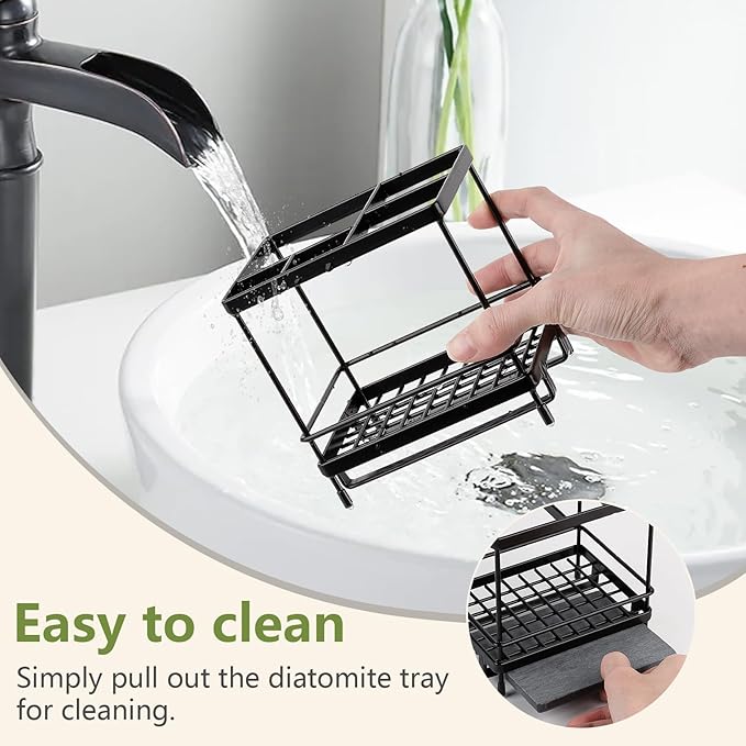 Carbon Steel Toothbrush Holders