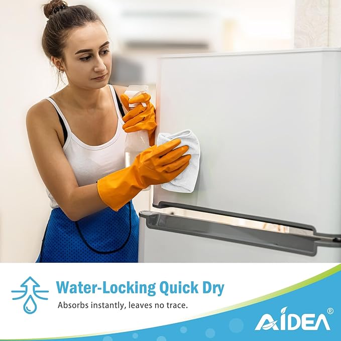 AIDEA Microfiber Cleaning Cloth-50PK, Soft Microfiber Towels