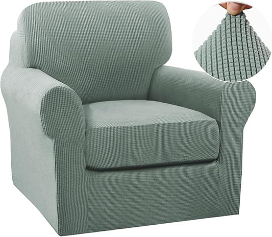 Turquoize 2 Piece Chair Covers Chair Slipcovers
