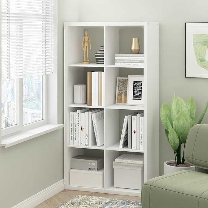 Furinno Cubicle Open Back Decorative Cube Storage Organizer