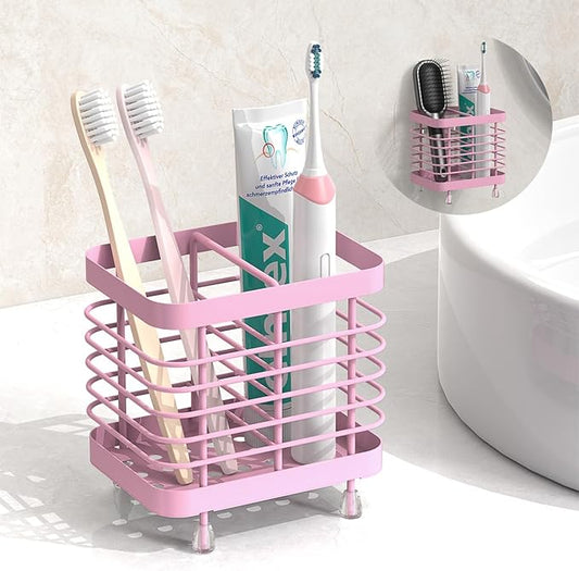 Luxspire Toothbrush Holders for Bathroom, Stainless Steel Electric Toothbrush
