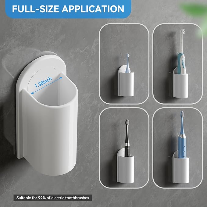 MOPMS Electric Toothbrush Holders, Wall Mounted Tooth Brushing Holder