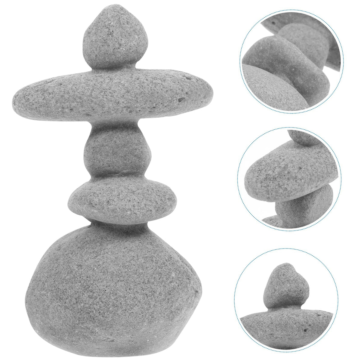 Rock Ornament Miniature Stone Decor for Aquarium Zen Garden Decor Flowerpot Stone Landscape Micro Landscape Accessory 3.38 X 1.96 X 1.37 in
