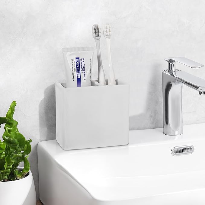 Diatomite Toothbrush Holder 2 Slots Tooth Brush Holder