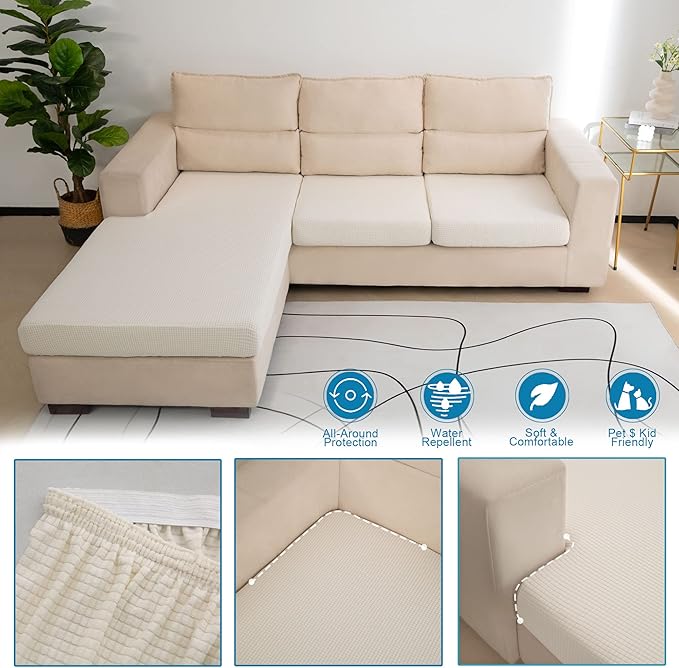 Water Repellent L Shaped Couch Covers