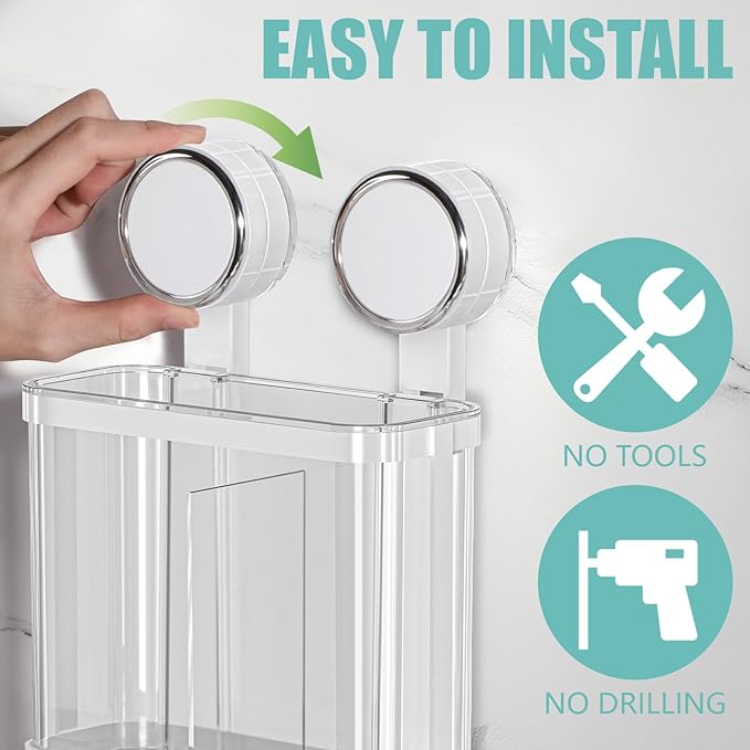 Toothbrush Holders Wall Mounted