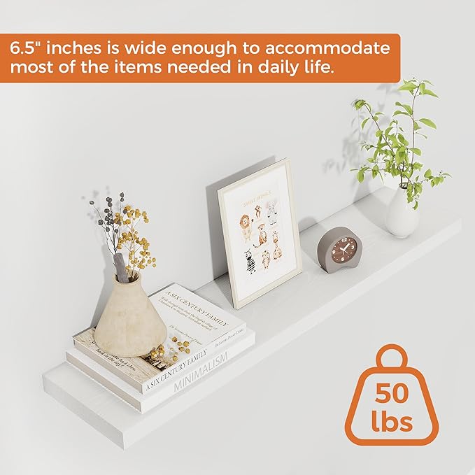 Fun Memories Floating Shelves for Wall, Floating Shelf for Living Room