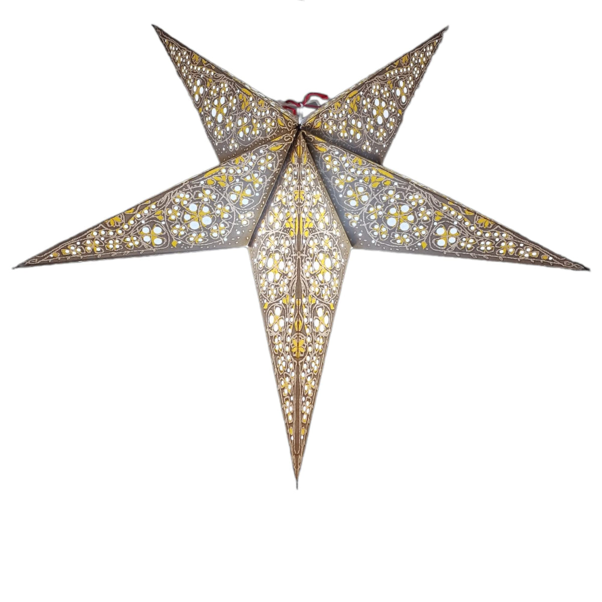 Yepsio Paper Star Lantern Lampshade, 60 cm, Hanging Decorations for Christmas, Wedding, Home, Party (Galaxy 009)