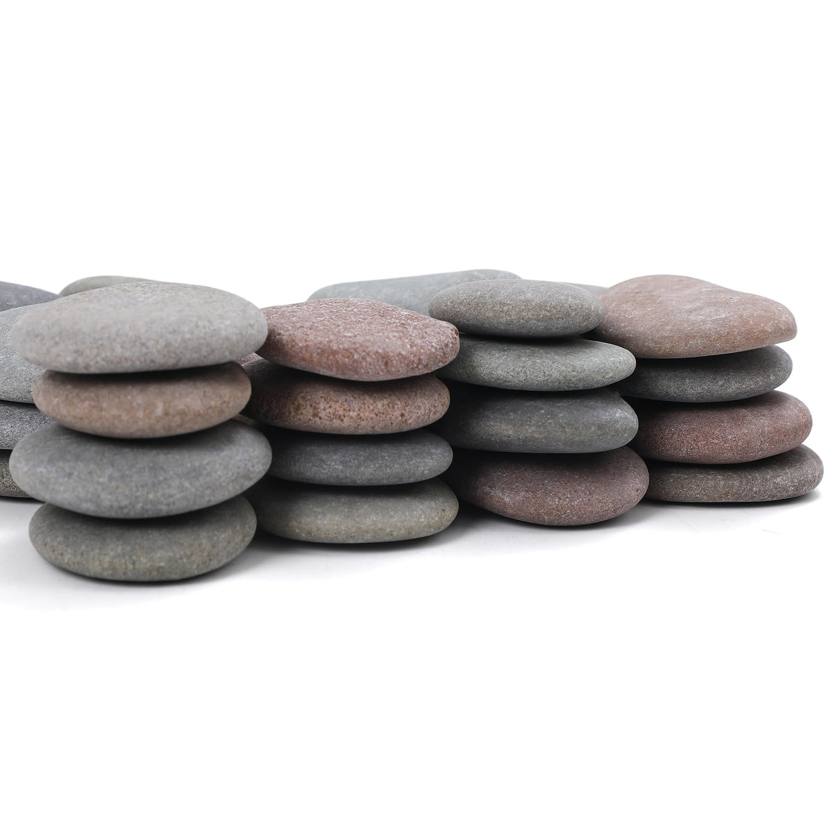 ROCART 12 PCS Large 3.30-4.10" Smooth Natural River Rocks for Painting, Flat Painting Rocks & Craft Stones for Arts, DIY Projects & Creative Studios