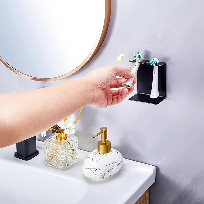 Electric Toothbrush Head Holder, Tooth Brushing Holder, Wall Mounted Toothbrush