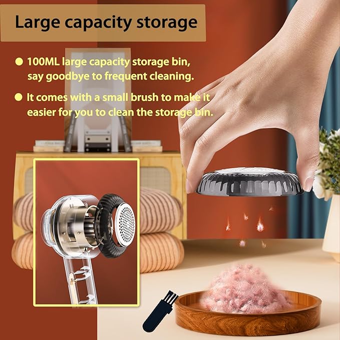 Electric Lint Removers, Rechargeable Fabric Shaver