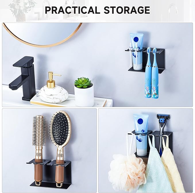 Electric Toothbrush Head Holders Desktop or Wall Mounted Electric Tooth Brush