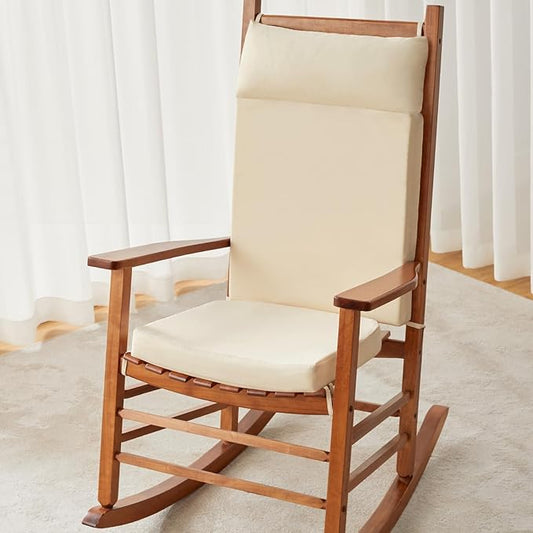 Waterproof Rocking Chair Cushions Outdoor & Indoor, Wooden Rocking Chair Pads