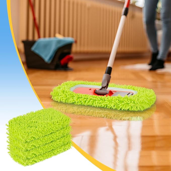 Reusable Dry Sweeping Cloths Microfiber Wet Mop Pads Compatible
