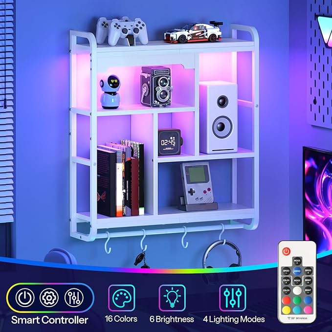 HOOBRO Gaming Floating Shelves