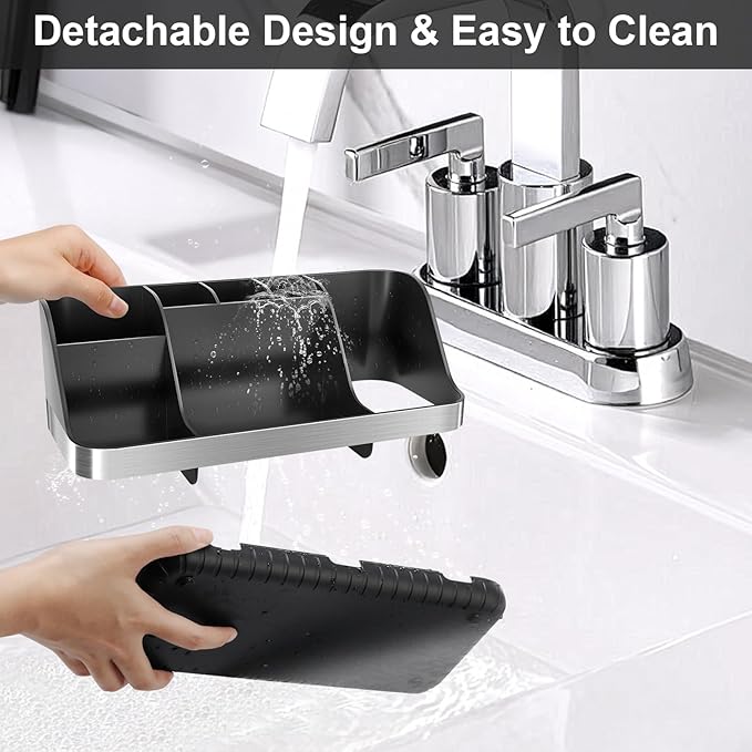 Black Toothbrush Holder