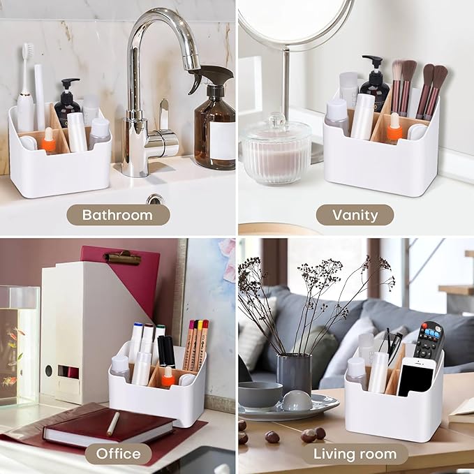 Toothbrush Holders for Bathrooms, Electric Toothbrush and Toothpaste Holder
