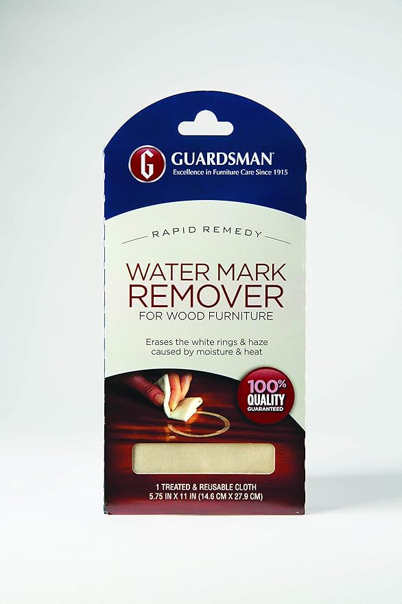 Guardsman Reusable Water Mark Remover Cloth | Wood Cleaner