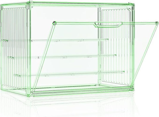 Clear Green Acrylic Figure Display Case