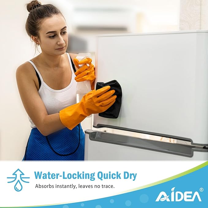 AIDEA Microfiber Cleaning Cloth-150PK, Soft Microfiber Towels