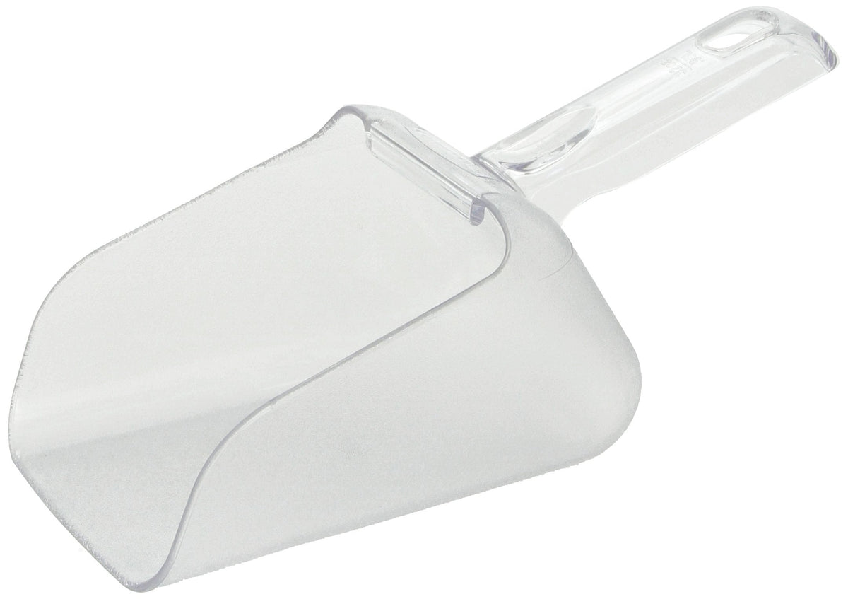Rubbermaid Commercial Products Clear Bouncer Utility Scoop, 32-Ounce, Clear, Food Service Supplies for Weddings/Ice Bucket/Kitchen/Popcorn
