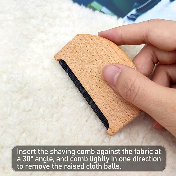 BlingKingdom 2pcs Wool Cashmere Comb Manual Portable Sweater Comb Pill Remover