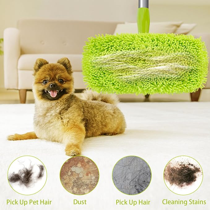 Reusable Dry Sweeping Cloths Microfiber Wet Mop Pads Compatible