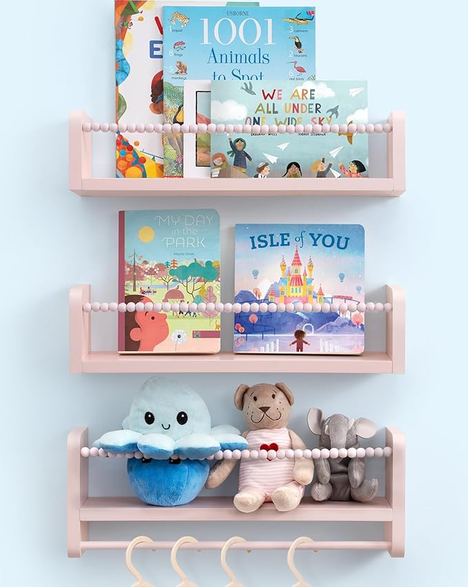 Maxpeuvon Nursery Book Shelves, Bedroom and Kitchen