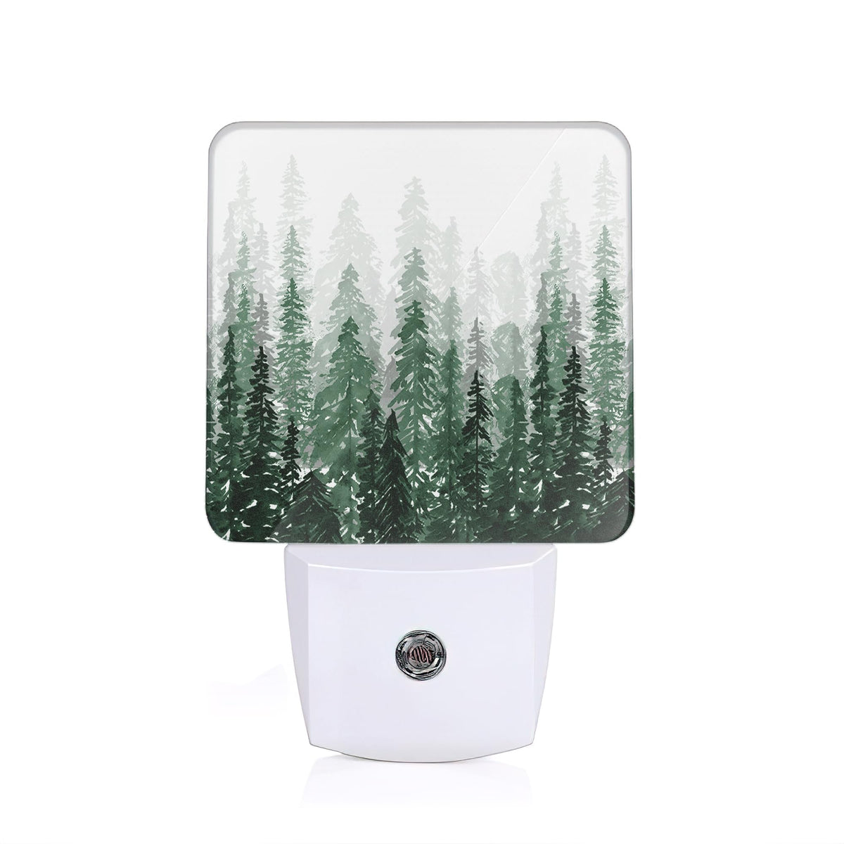 YASHILAIYA Forest Night Light,Christmas Tree Night Lights Plug into Wall Night Lights for Boys Girls Gifts for Stairway Hallway Bedroom 0.5W Nightlight