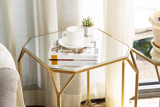 Glitzhome Modern Nesting Tables, Side/End Tables
