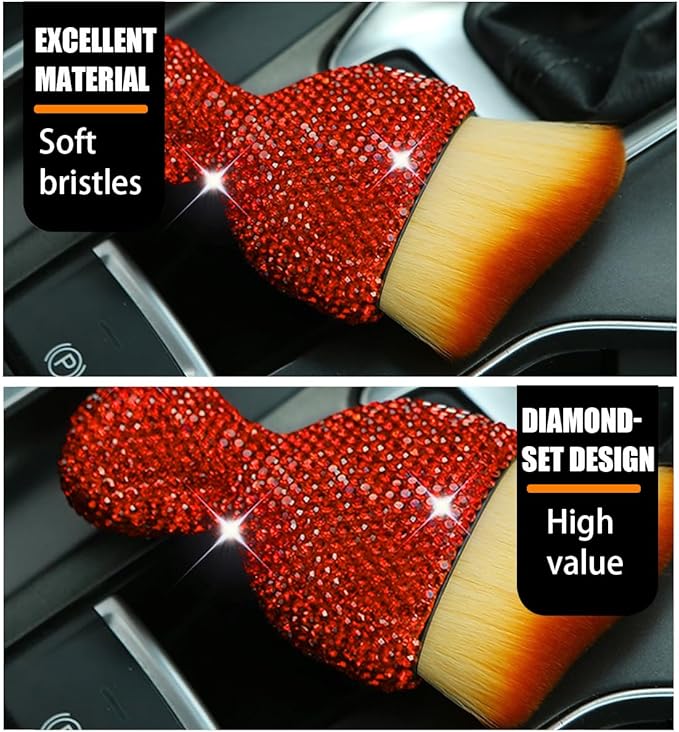 zipelo Auto Interior Dust Brush, Car Detailing Cleaning Brush
