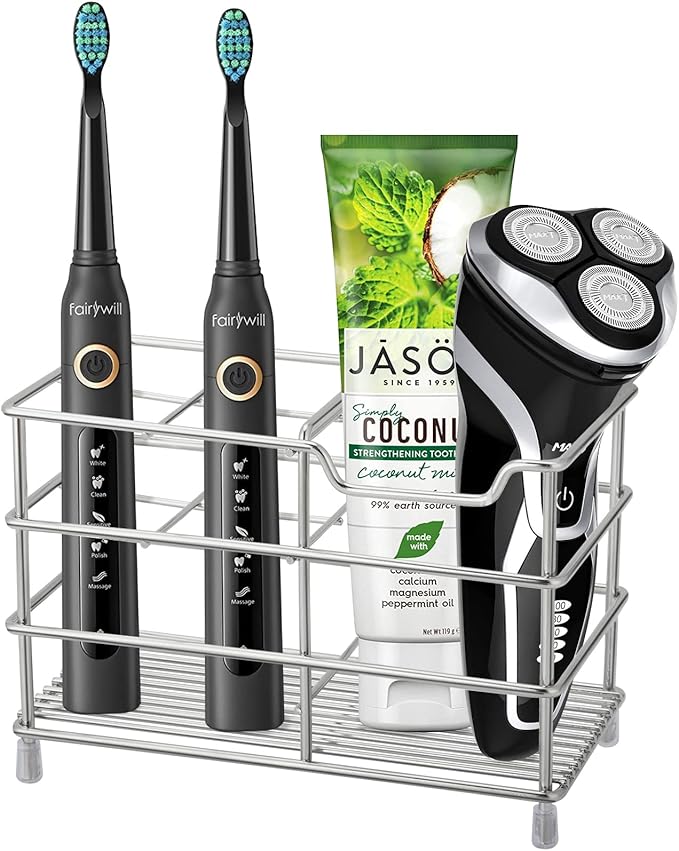 Urbanstrive 304 Stainless Steel Bathroom Toothbrush Holder Toothpaste Holder
