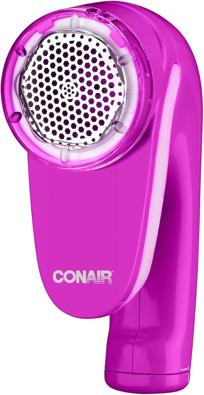 Conair Fabric Shaver and Lint Remover, Battery Operated Portable Fabric Shaver