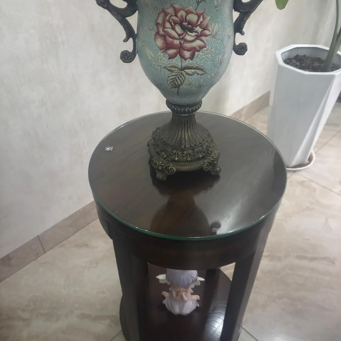 12" Round Tempered Glass Table Top