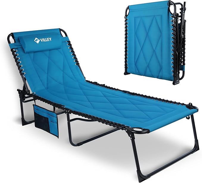 VILLEY Oversized Padded Chaise Lounge