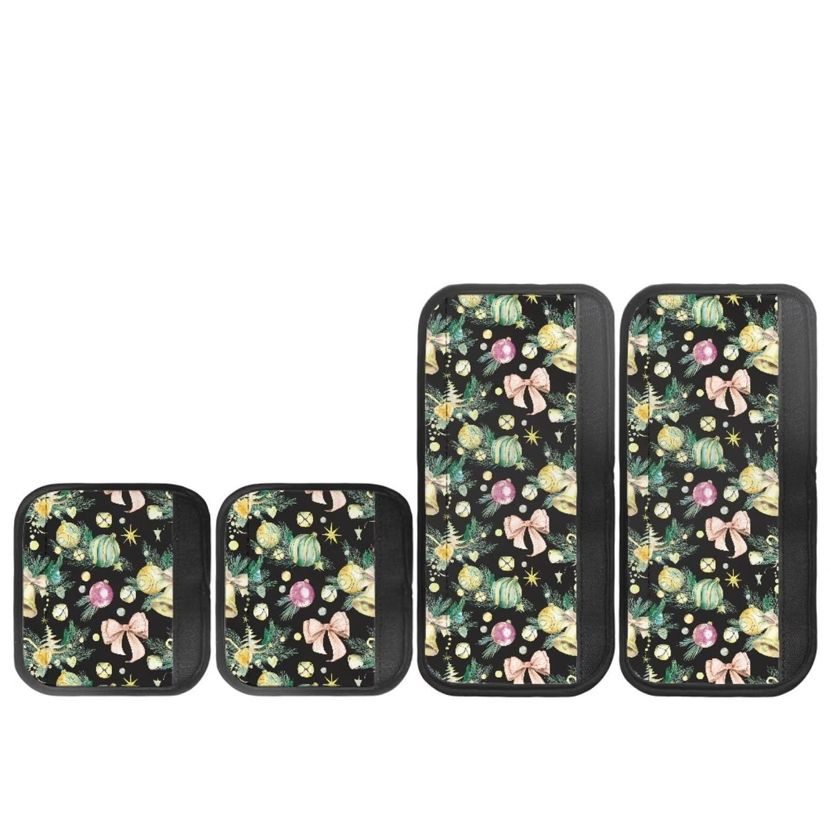 Mintulipy Christmas Appliance Handle Covers Set of 4 Refrigerator Door Handle Covers Keep Appliance Clean for Fridge Microwave Stove Dishwasher Kitchen Decor Accessories