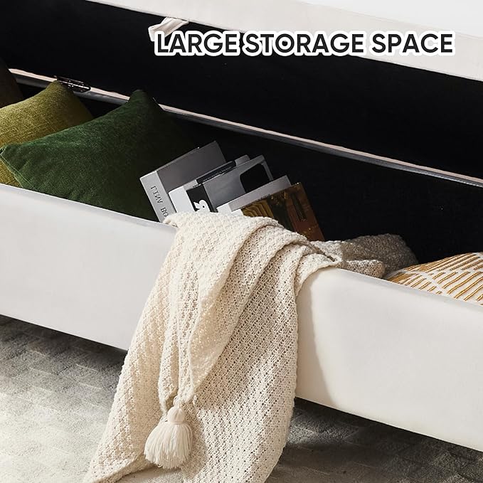 48" End of Bed Bench, Modern Storage Benches