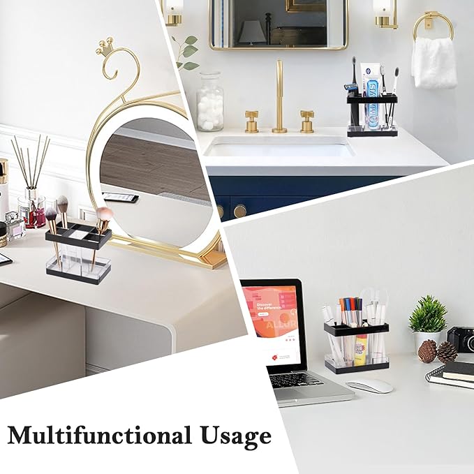 Toothbrush Holders for Bathrooms Countertop Organizer