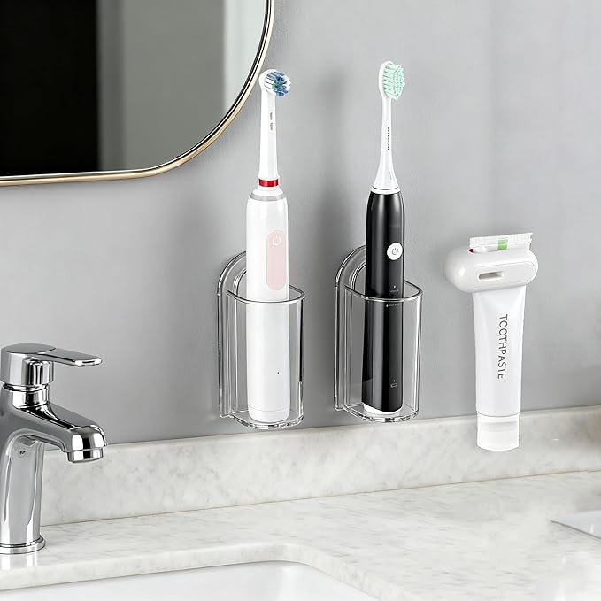 2PCS Electric Toothbrush Holders