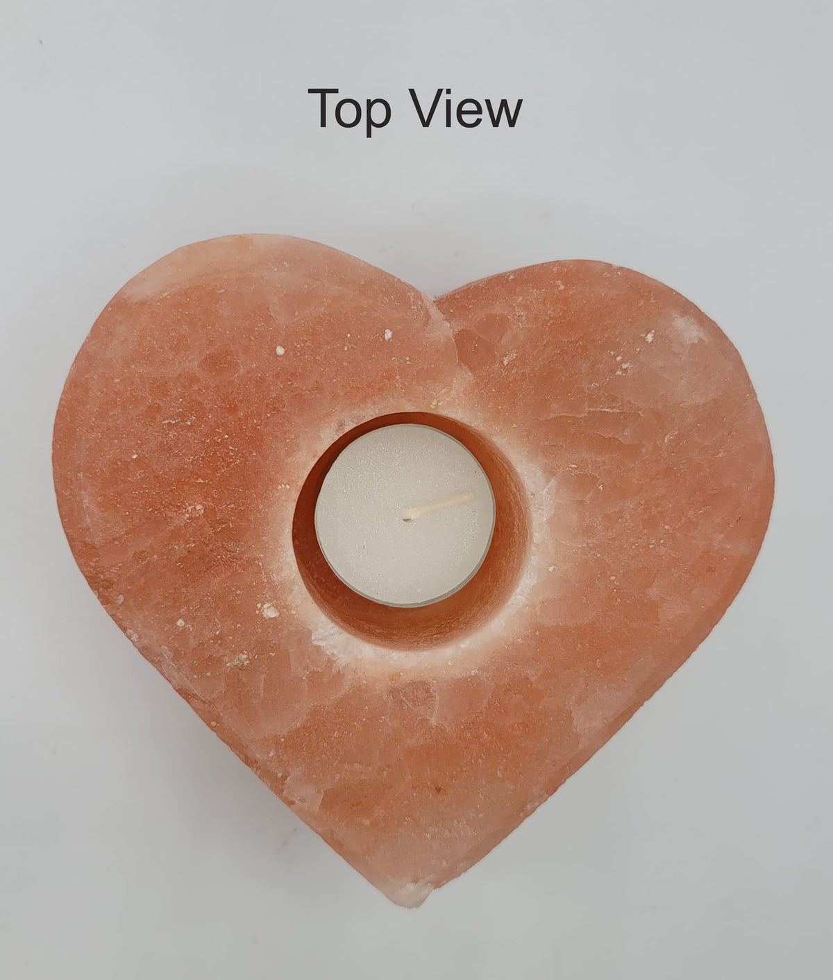 Himalayan Rock Salt Handcrafted Candle Holder Shaped Classic Design, Idea for Home Decore & Wellness