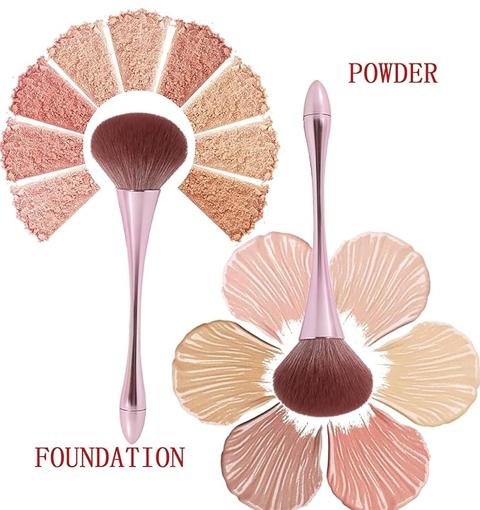 2Pcs Nail Dust Brush Acrylic Nail Brush Cleaner Nail Brushes