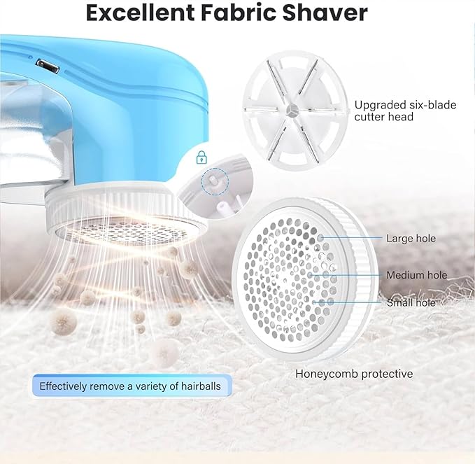 Fabric Shaver, Lint Remover for Clothes, Electric Lint Remover