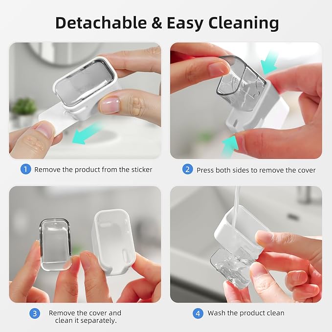 Travel Toothbrush Cover 2PCS Thickened, Electric Toothbrush Covers Caps