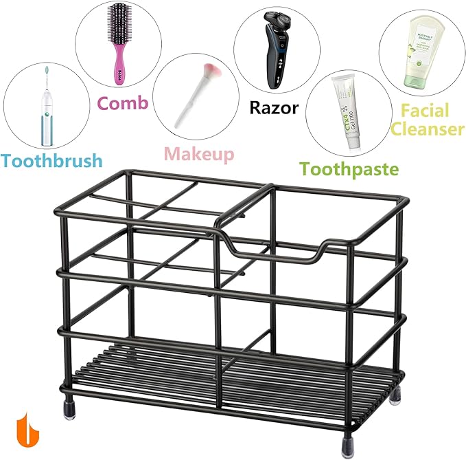 Urbanstrive 304 Stainless Steel Bathroom Toothbrush Holder Toothpaste Holder