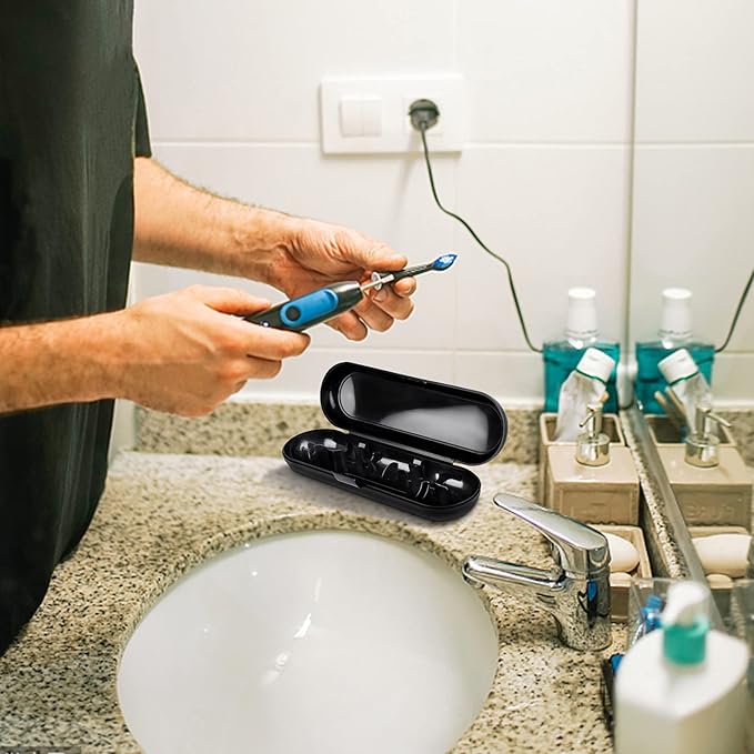 Fowecelt 2 Pack Electric Toothbrush Travel Case