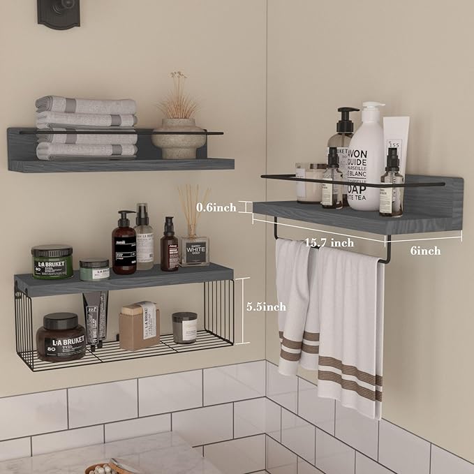 PopiShelves Bathroom Shelves Over Toilet