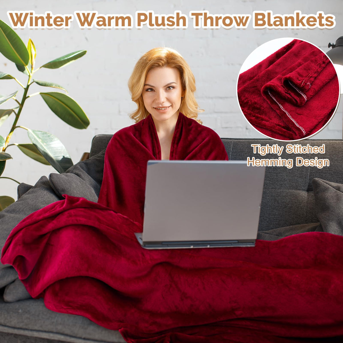 Panitay 10 Pcs Fleece Throw Blanket Bulk 50 x 60 Inches Cozy Fuzzy Flannel Plush Soft Blankets for Sofa, Couch Bed Warm Throws for Wedding Homeless Christmas Party Gift(Multicolor)