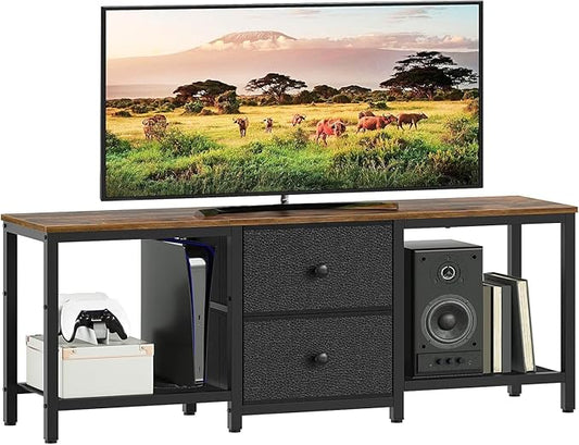 YATINEY TV Stand for TVs up to 55", Entertainment Center