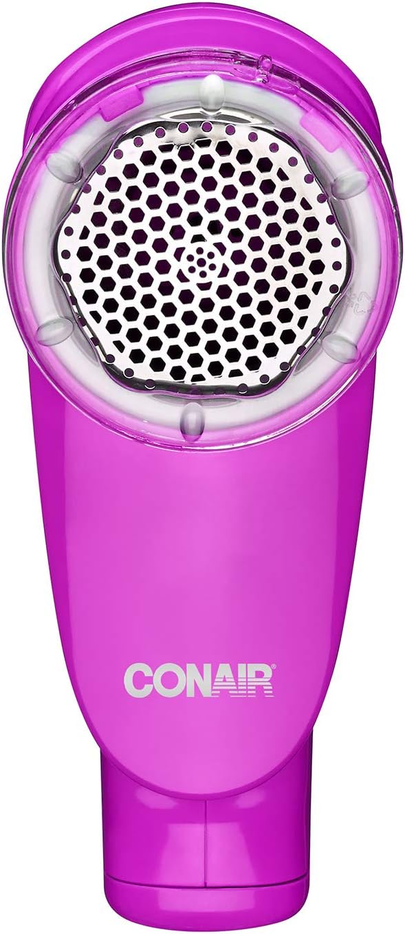 Conair Fabric Shaver and Lint Remover, Battery Operated Portable Fabric Shaver